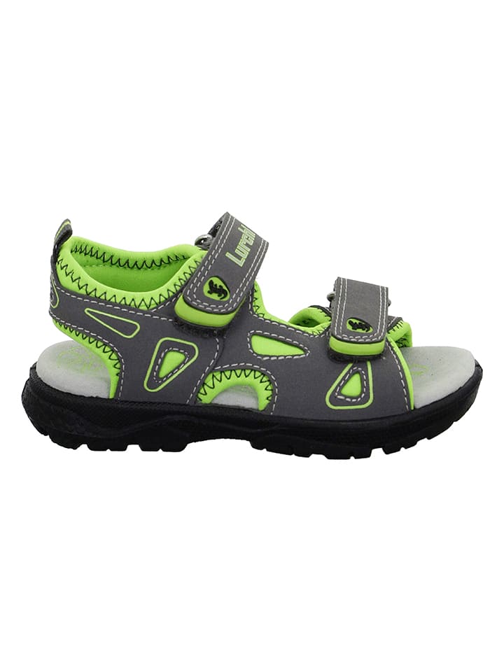 Lurchi Sandały "Karlo S" w kolorze szarym rozmiar: 27