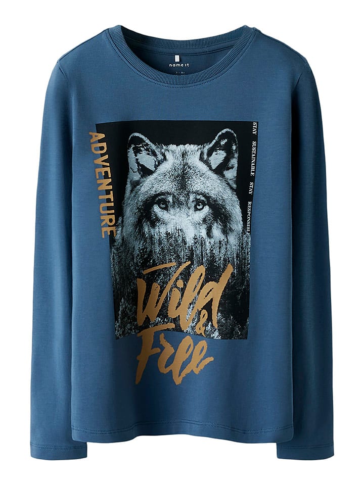 name it Koszulka "Rafadi" w kolorze niebieskim rozmiar: 158/164