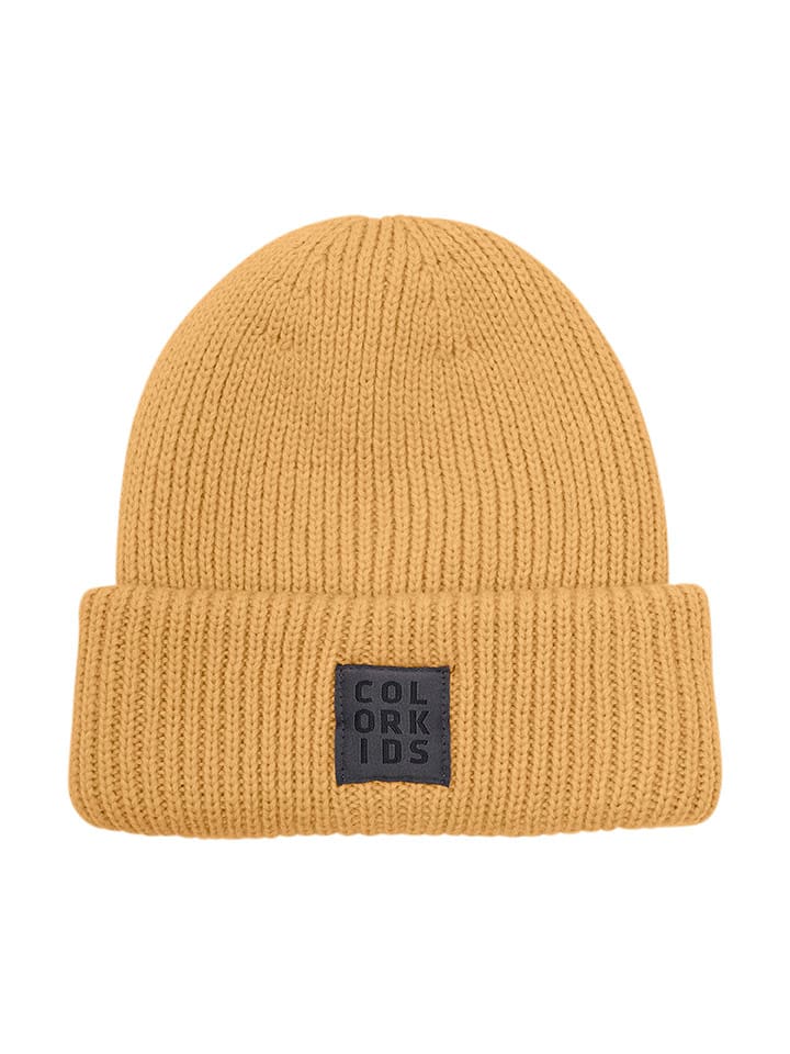 Color Kids Czapka beanie w kolorze żółtym rozmiar: 56 cm