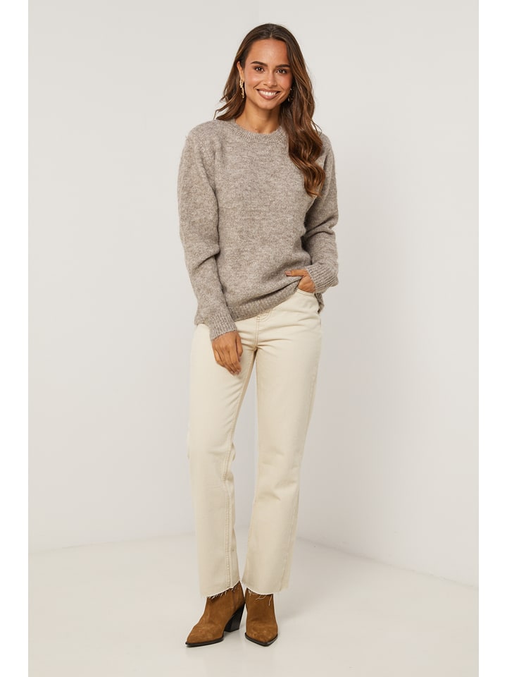 Soft Cashmere Sweter w kolorze szarobrązowym rozmiar: 36/38