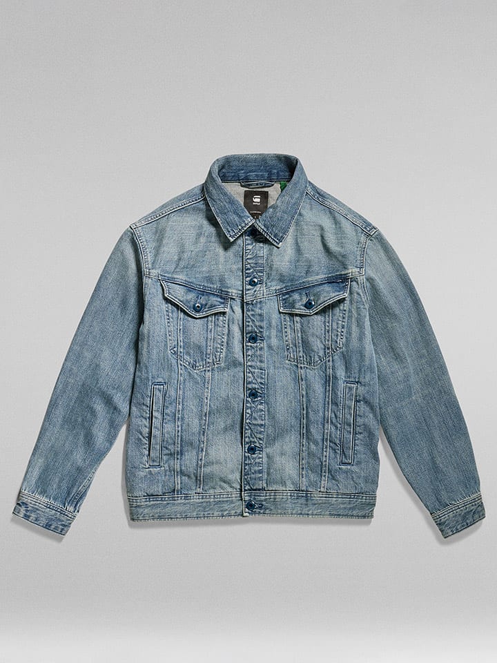 G-Star Kurtka dżinsowa w kolorze niebieskim rozmiar: L