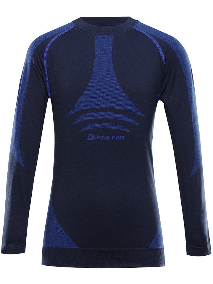 Alpine Pro Podkoszulka funkcyjna "Amboso" w kolorze granatowym rozmiar: L