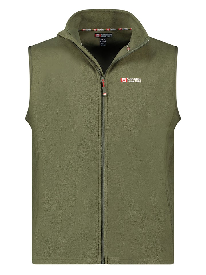 Canadian Peak Kamizelka polarowa "Vugeak" w kolorze khaki rozmiar: M