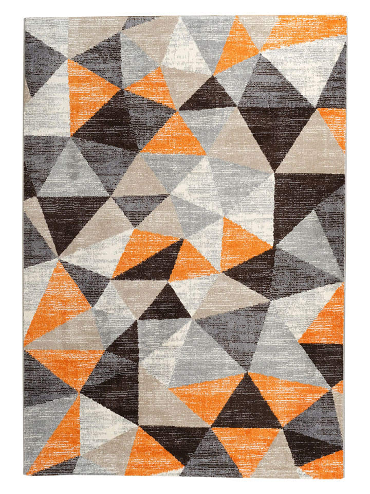 deco Rugs & Carpet Dywan "Decora" w kolorze szaro-pomarańczowym rozmiar: 110x170 cm