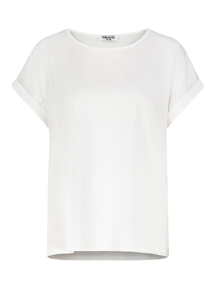 Sublevel Bluzka w kolorze białym rozmiar: M