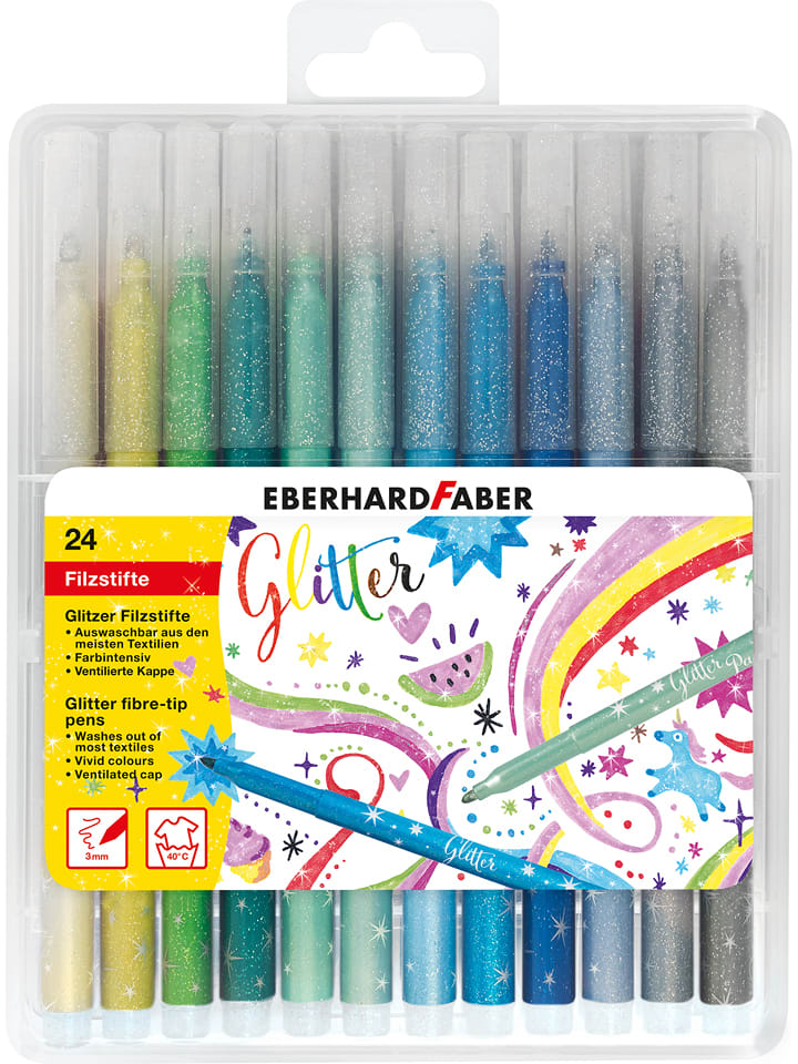 Eberhard Faber Błyszczące flamastry (24 szt.) rozmiar: onesize