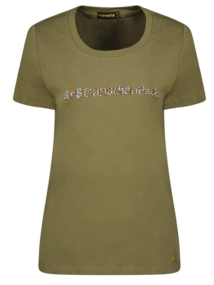 Canadian Peak Koszulka "Jefolleak" w kolorze khaki rozmiar: XL