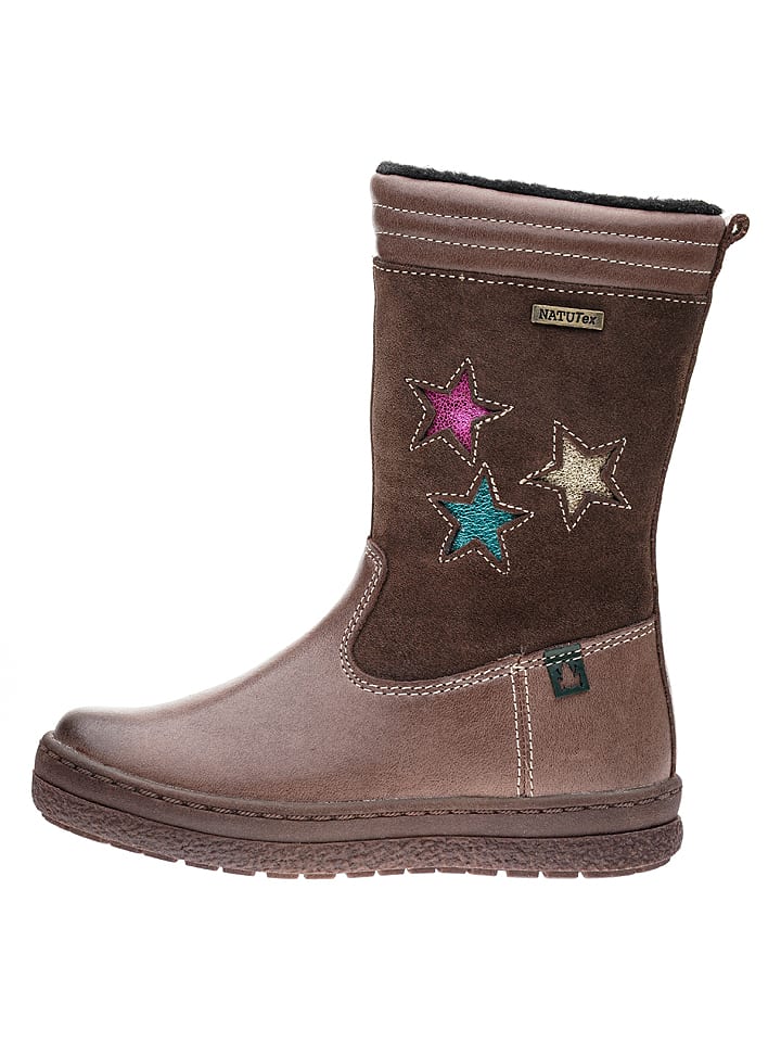 El Naturalista Skórzane kozaki zimowe w kolorze brązowym rozmiar: 28