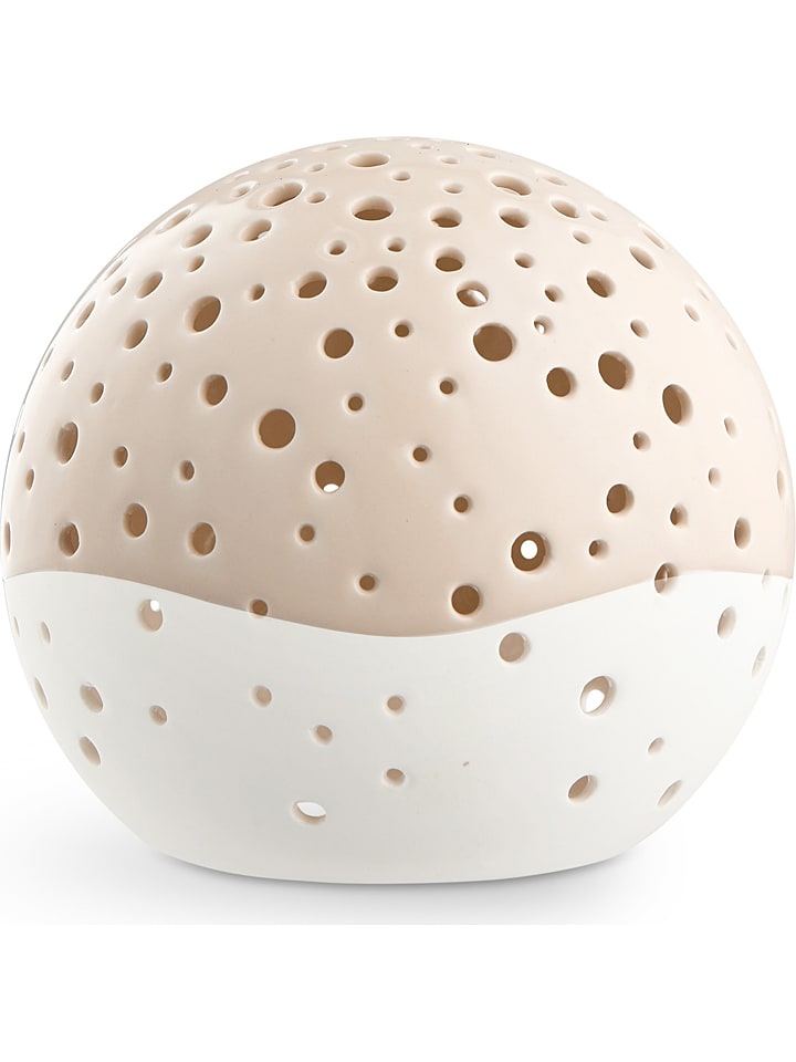 Kähler Świecznik w kolorze beżowym - Ø 14 cm rozmiar: onesize