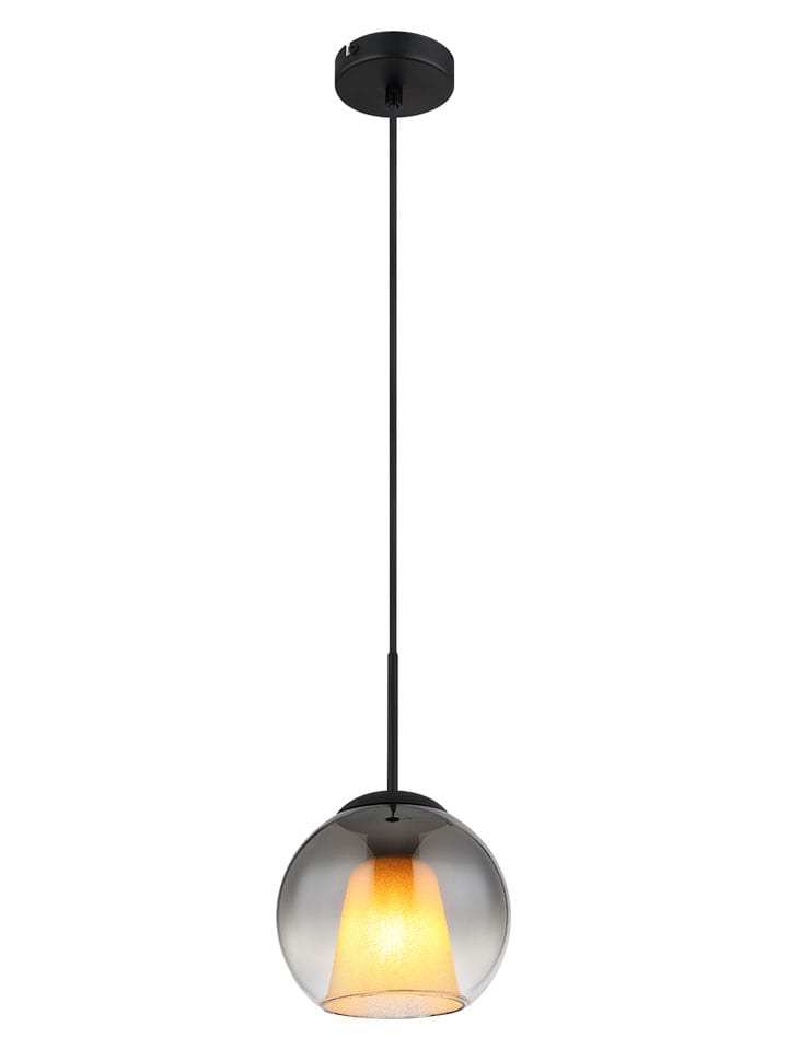 Globo lighting Lampa wisząca "Barry" w kolorze czarnym - wys. 120 x Ø 20 cm rozmiar: onesize