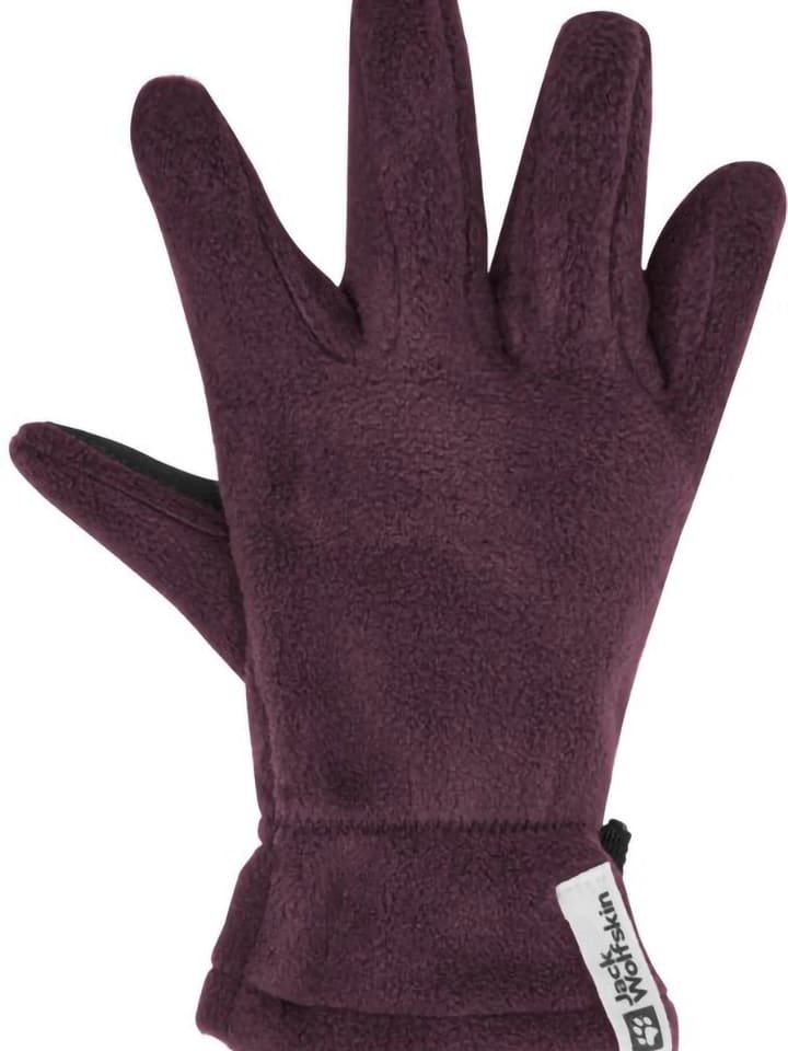 Jack Wolfskin Rękawiczki "Fleece" w kolorze fioletowym rozmiar: 152