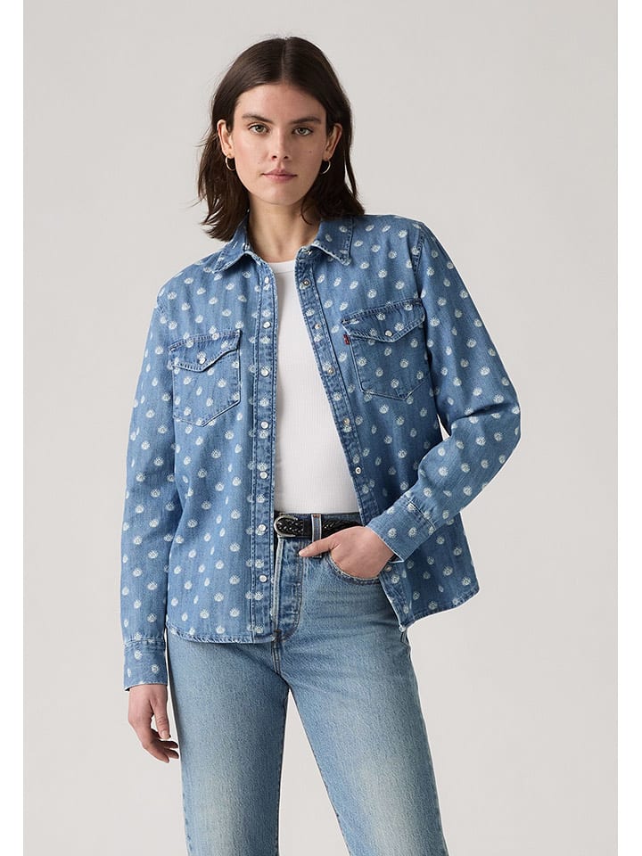 Levi's Koszula dżinsowa w kolorze niebieskim rozmiar: XS