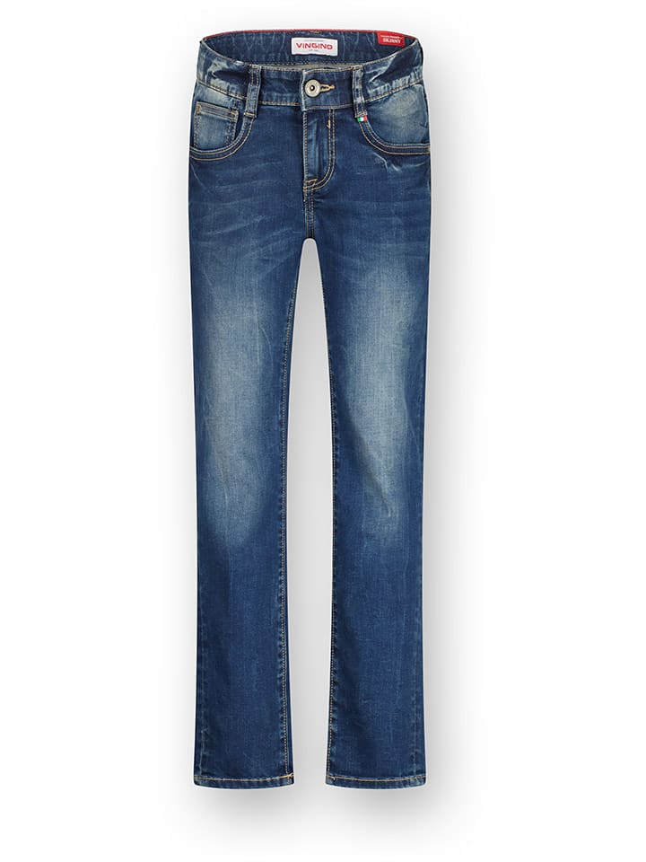 Vingino Dżinsy - Skinny fit - w kolorze niebieskim rozmiar: 170