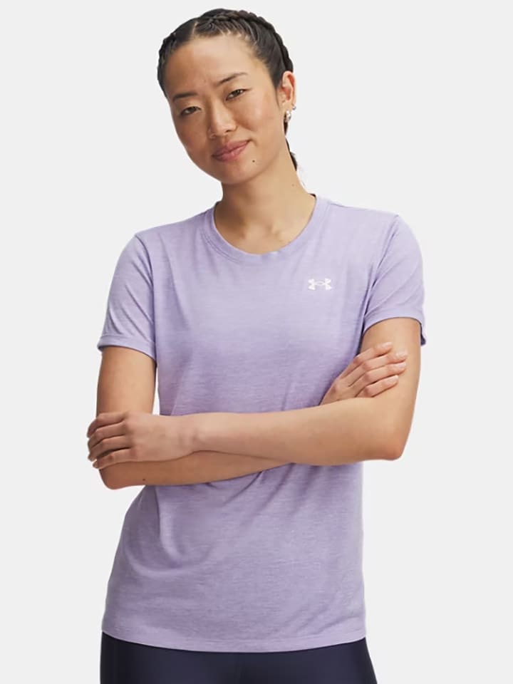 Under Armour Koszulka funkcyjna w kolorze fioletowym rozmiar: L