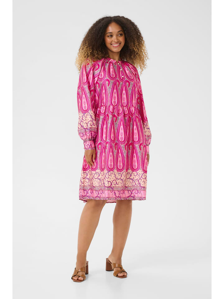 Kaffe Sukienka w kolorze różowym rozmiar: 42