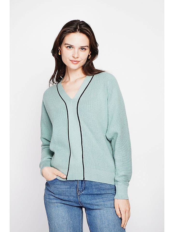 C& Jo Sweter w kolorze miętowym rozmiar: 42