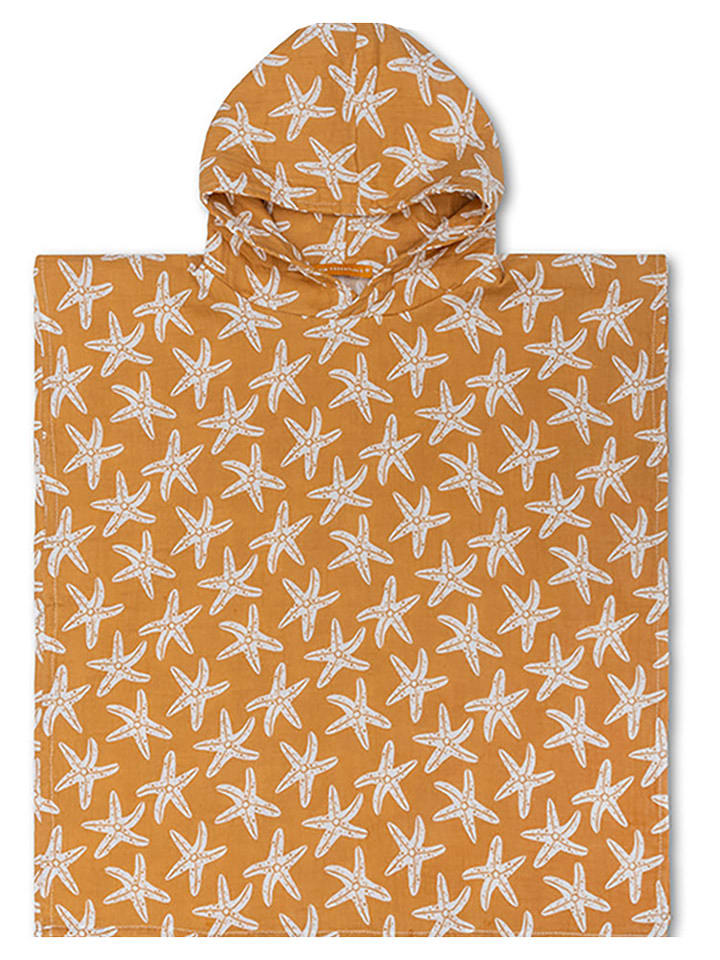 Swim Essentials Ponczo "Sea Star" w kolorze jasnobrązowym - 55 x 50 cm rozmiar: onesize