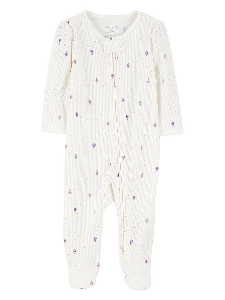 carter's Śpioszki w kolorze kremowym rozmiar: 68