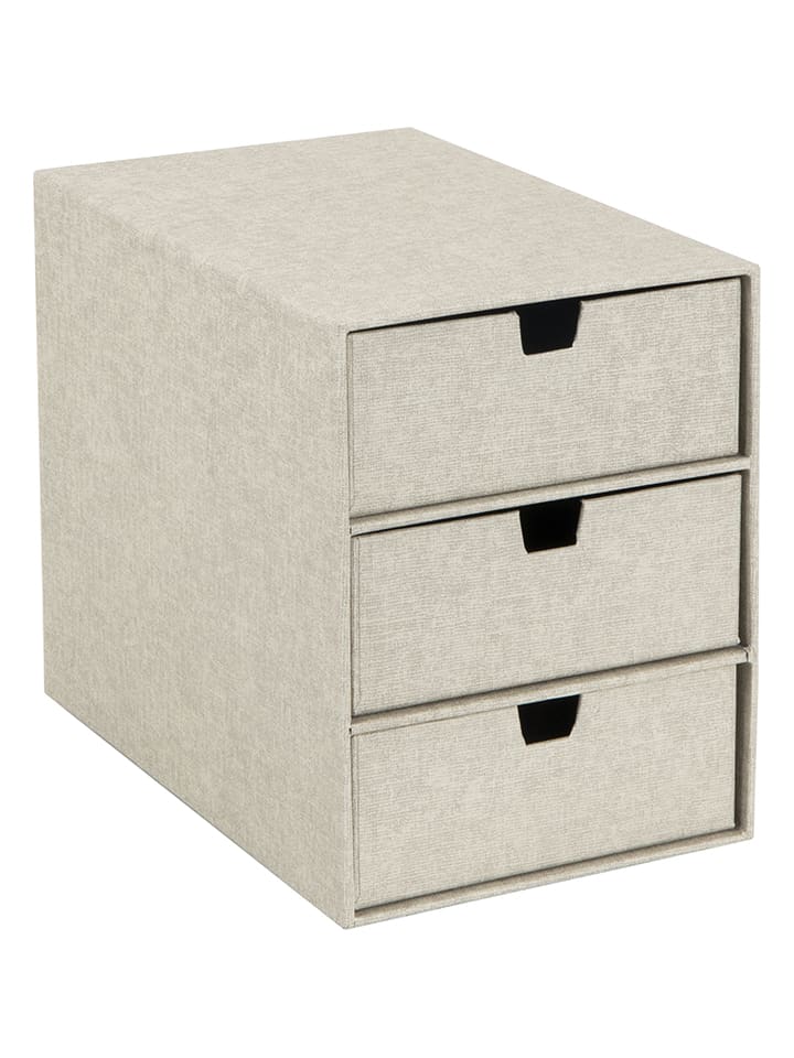 BigsoBox Pudeło "Ingid" w kolorze beżowym z szufladami - 16 x 20,5 x 25 cm rozmiar: onesize