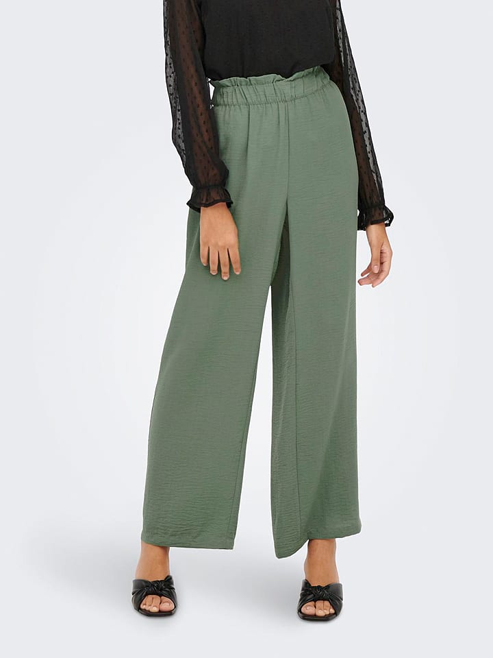 JDY Spodnie w kolorze zielonym rozmiar: M/L32