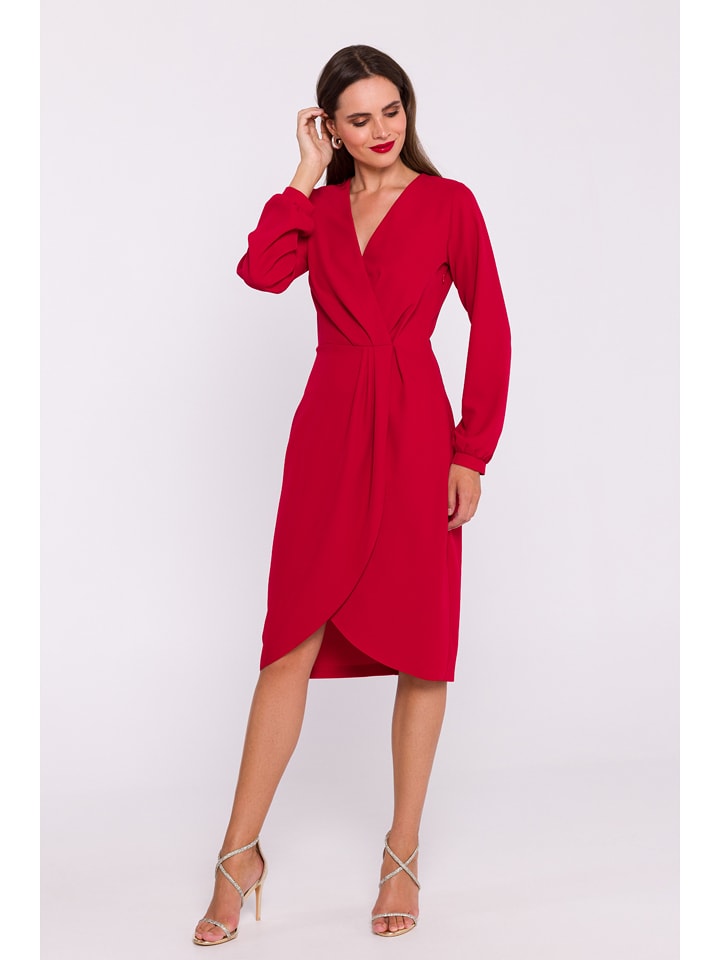 Stylove Sukienka w kolorze czerwonym rozmiar: XL