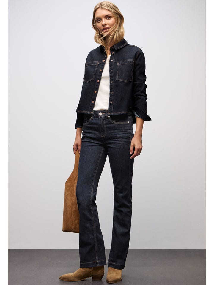 Street One Dżinsy - Bootcuf fit - w kolorze granatowym rozmiar: W29/L30