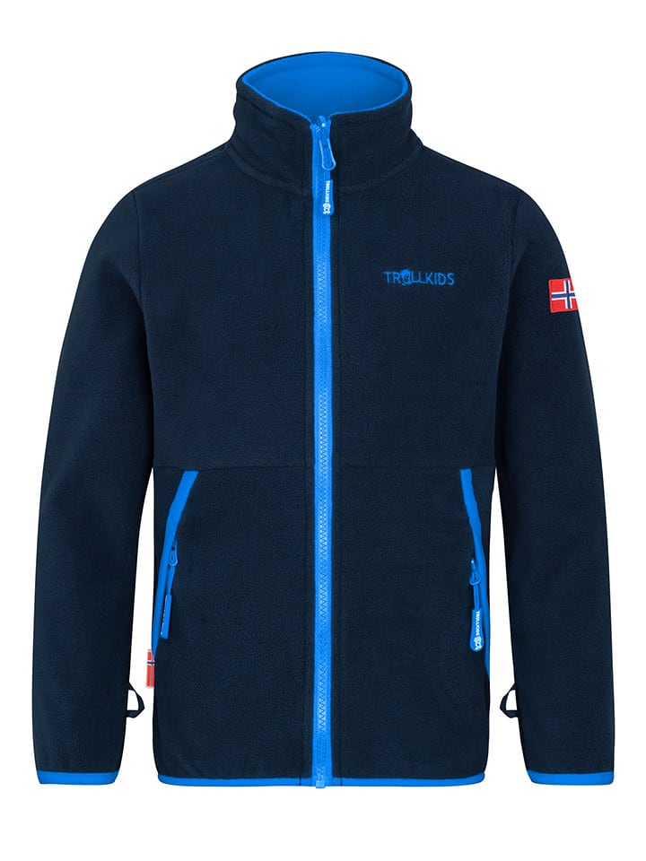 Trollkids Kurtka polarowa "Storfjord" w kolorze granatowym rozmiar: 104