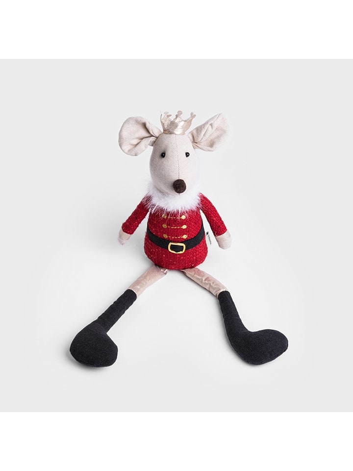 Homla Figurka dekoracyjna "Dixie" w kolorze biało-czerwonym - wys. 45 cm rozmiar: onesize