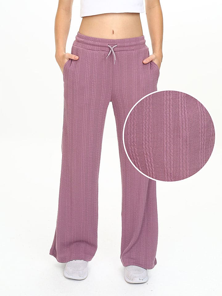 Denokids Spodnie dresowe w kolorze fioletowym rozmiar: 122