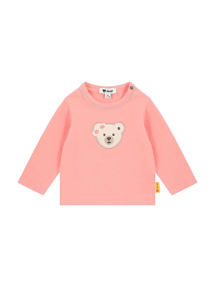 Steiff Koszulka w kolorze jasnoróżowym rozmiar: 74