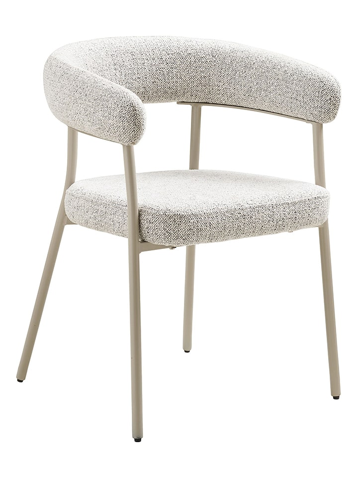 House Nordic Krzesło "Trivio" w kolorze kremowo-jasnoszarym do jadalni - 56 x 77 x 57,5 cm rozmiar: onesize
