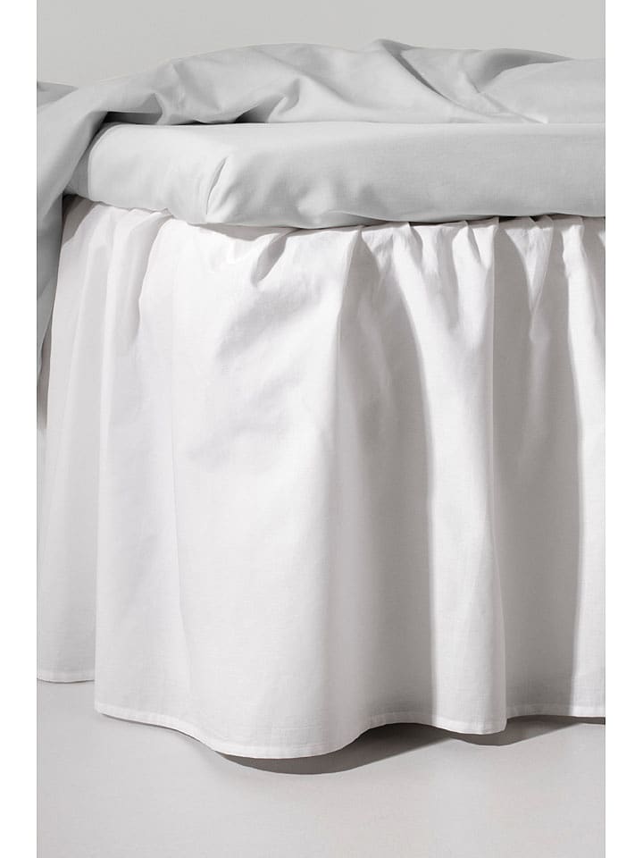 Jotex Prześcieradło "Zack" w kolorze białym na gumce rozmiar: 140x200 cm