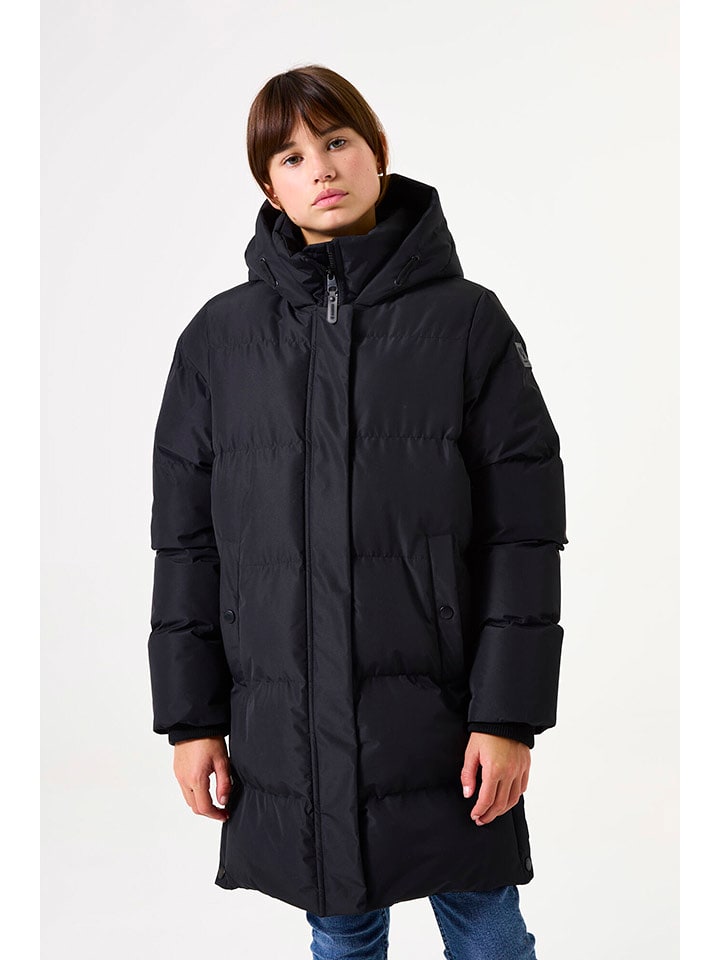 Garcia Płaszcz pikowany w kolorze czarnym rozmiar: 140/146