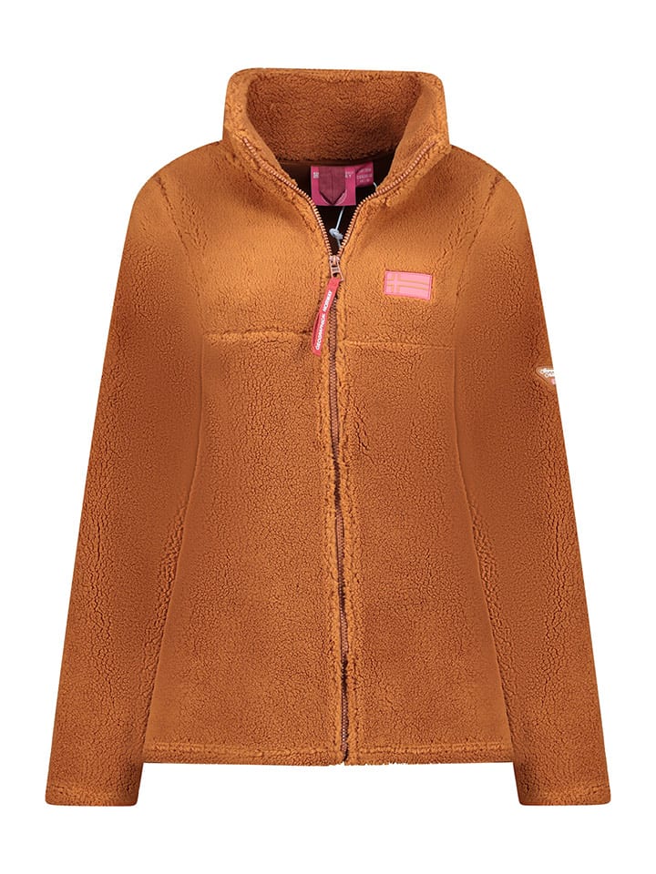 Geographical Norway Kurtka polarowa "Udolce" w kolorze jasnobrązowym rozmiar: L
