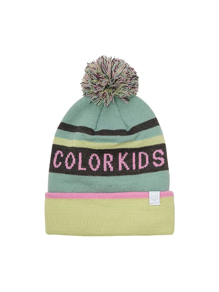 Color Kids Czapka w kolorze turkusowo-żółtym rozmiar: 52 cm