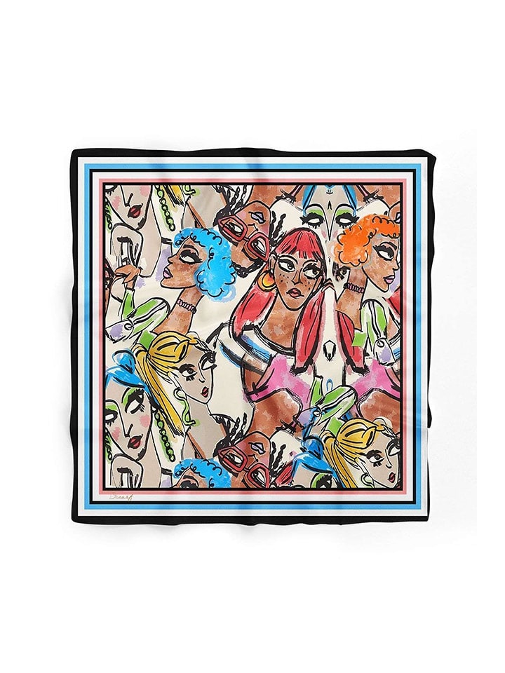 Lucky Bees Chusta ze wzorem - 55 x 55 cm rozmiar: onesize