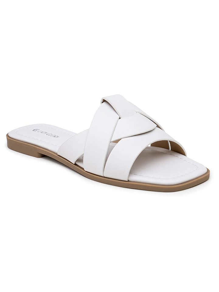 Foreverfolie Klapki w kolorze białym rozmiar: 38