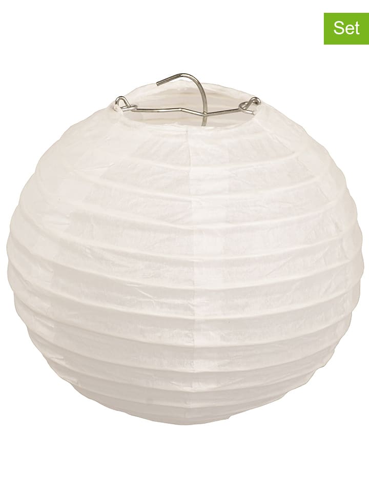 SUNNYSUE Papierowe lampiony (6 szt.) w kolorze białym rozmiar: onesize