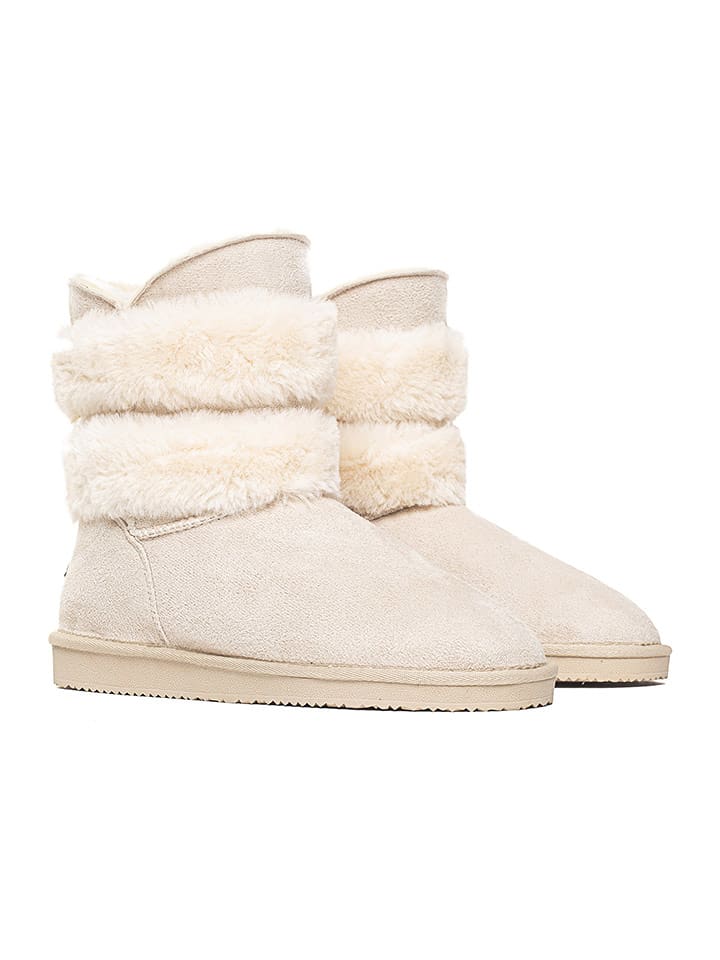 Blackfield Botki zimowe "Erie" w kolorze kremowym rozmiar: 37