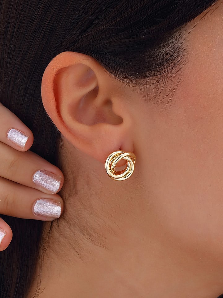 Nakkash Pozłacane kolczyki-wkrętki rozmiar: onesize