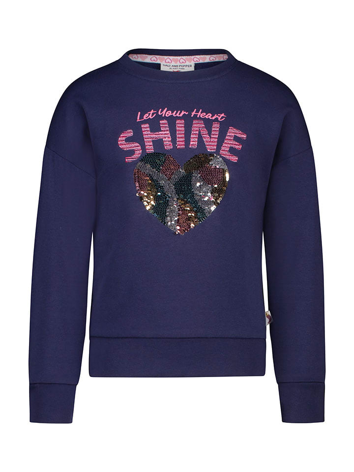 Salt and Pepper Bluza w kolorze granatowym rozmiar: 140/146