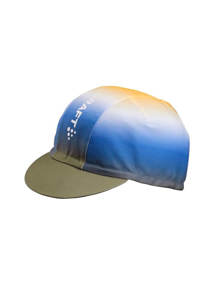 Craft Czapka "ADV Endur Bike" w kolorze niebiesko-oliwkowo-żółtym rozmiar: onesize