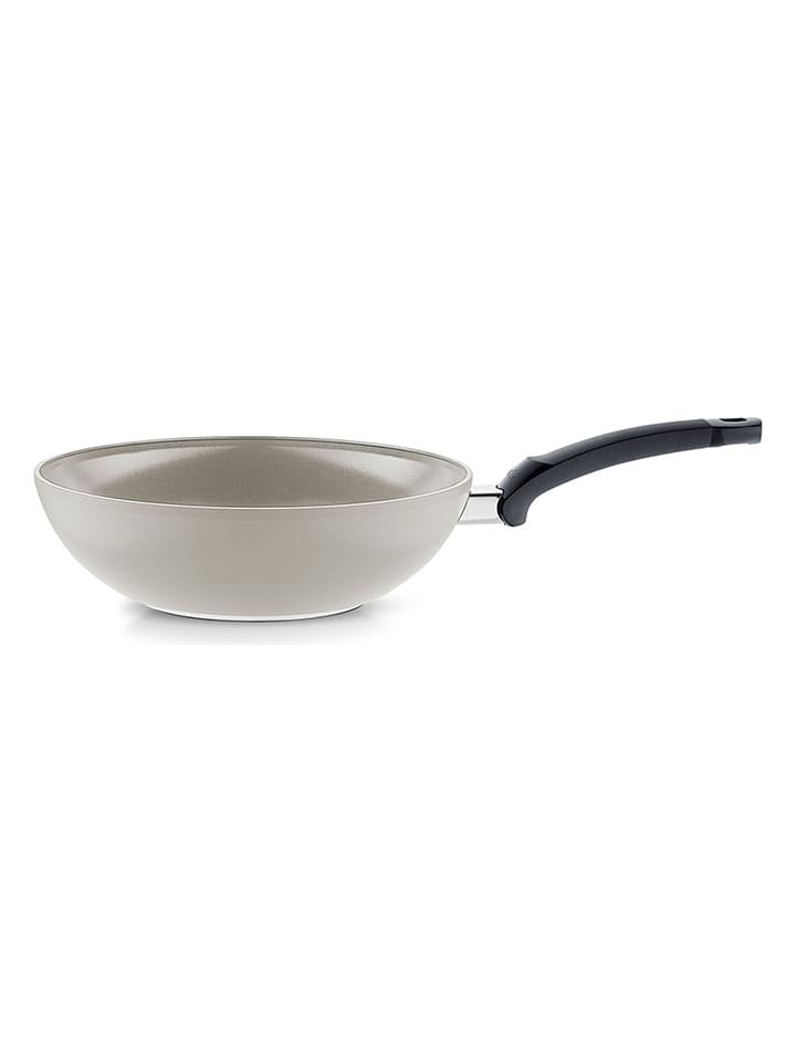 Fissler Wok "Ceratal®" w kolorze szaro-kremowym - Ø 28 cm rozmiar: onesize