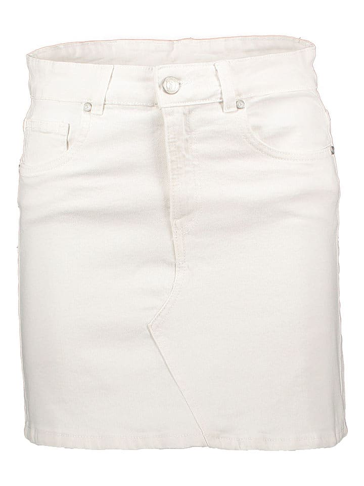 SisterS point Spódnica dżinsowa w kolorze białym rozmiar: XS
