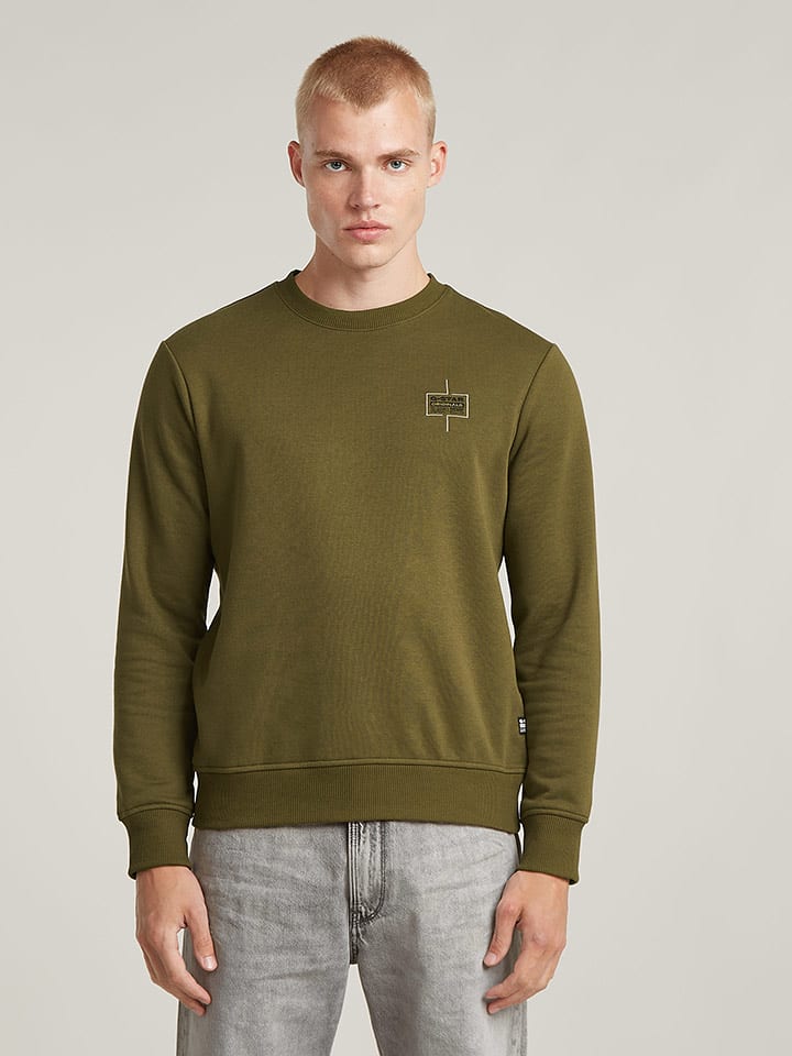 G-Star Bluza w kolorze khaki rozmiar: S