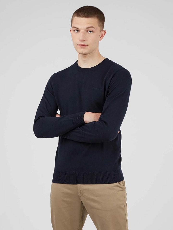 Ben Sherman Sweter w kolorze granatowym rozmiar: XL