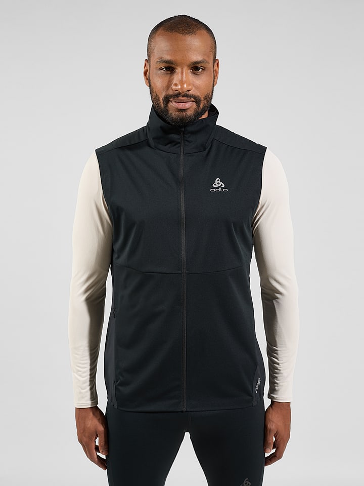 Odlo Kamizelka "Zeroweight Warm" w kolorze czarnym do biegania rozmiar: M