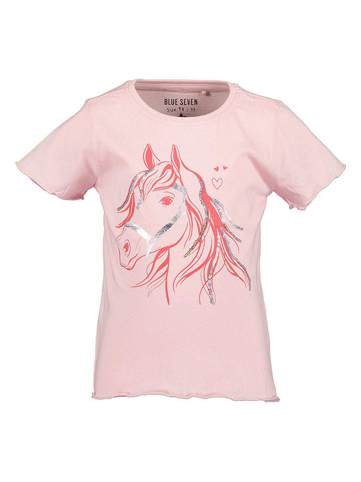 Blue Seven Koszulka w kolorze jasnoróżowym rozmiar: 92