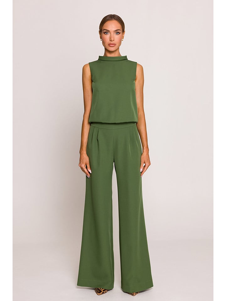 made of emotion Kombinezon w kolorze zielonym rozmiar: L