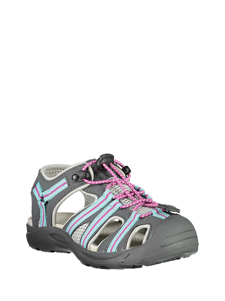 cmp Półsandały turystyczne "Aquarii" w kolorze szaro-różowo-błękitnym rozmiar: 36